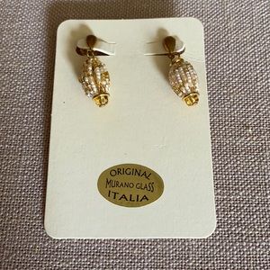 Murano glass earring